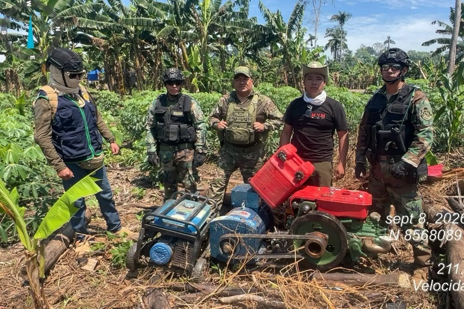 PNP destruye 25 campamentos de minería ilegal en Tambopata y causa daño de más de S/1 millón