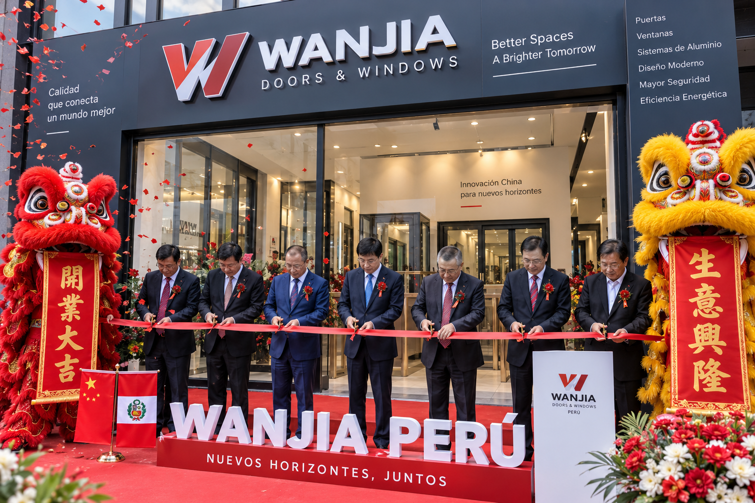 Wanjia Doors & Windows inaugura oficialmente su filial en el Perú y acelera su expansión en América Latina