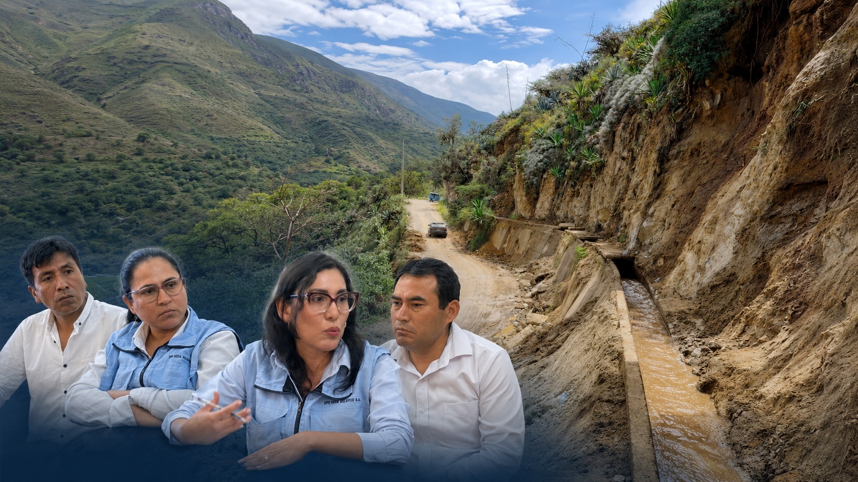 Siete puntos críticos vuelven a poner en riesgo el abastecimiento de agua en Huánuco