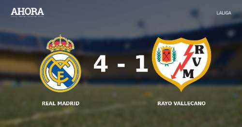 Real Madrid venció 4-1 al Rayo Vallecano en el Bernabéu por LaLiga