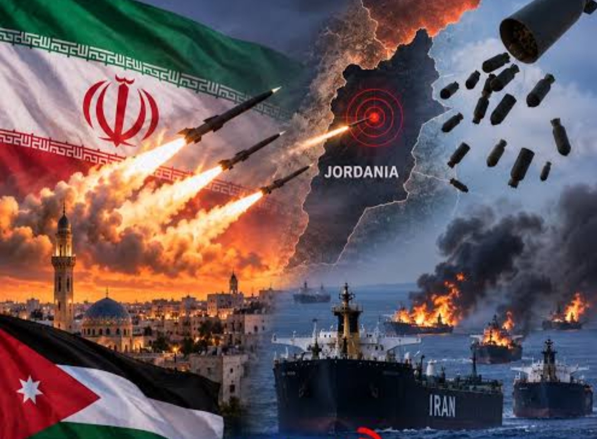 Irán responde con misiles contra objetivos estadounidenses en Jordania tras ataque a petroleros