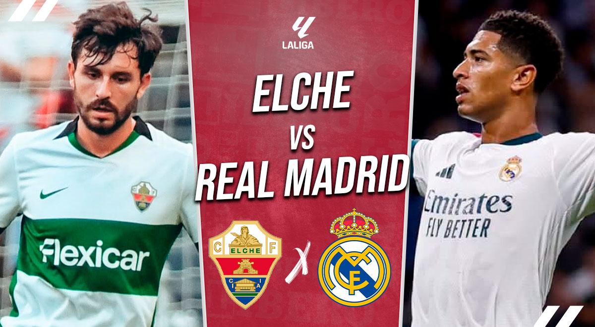Real Madrid vs. Elche: horarios y canales de la jornada 6 de LaLiga