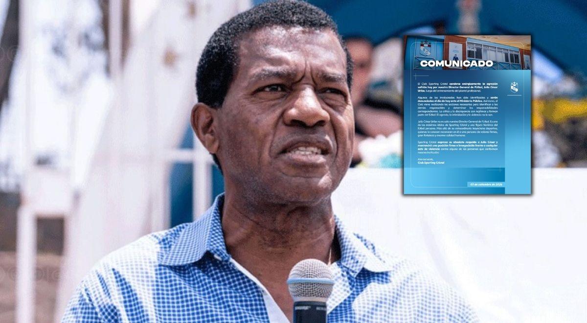 Sporting Cristal condena agresión a Julio César Uribe y denunciará a responsables ante el Ministerio Público