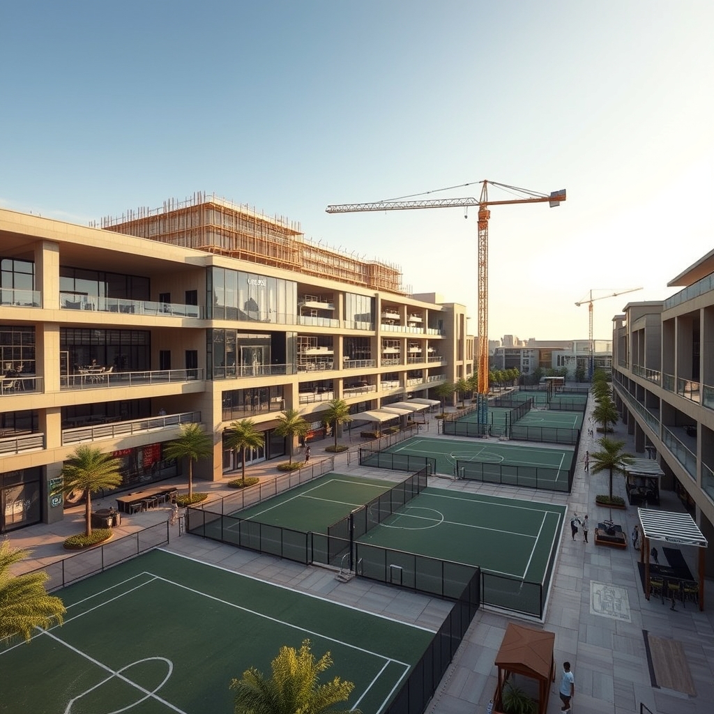 Plaza San Miguel suma 2.000 m2 gastronómicos y 4.000 m2 de canchas de pádel y fútbol