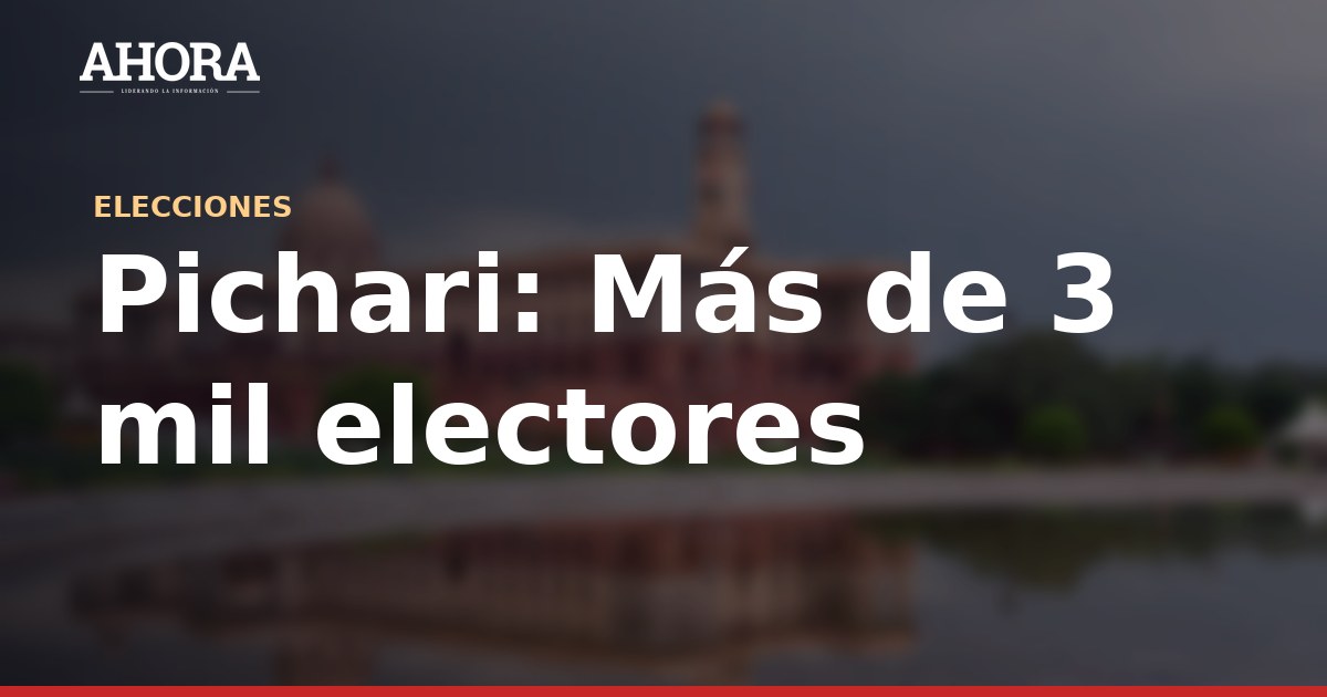 Defensoría alerta que 3 337 electores de Pichari votarían en sus antiguos domicilios