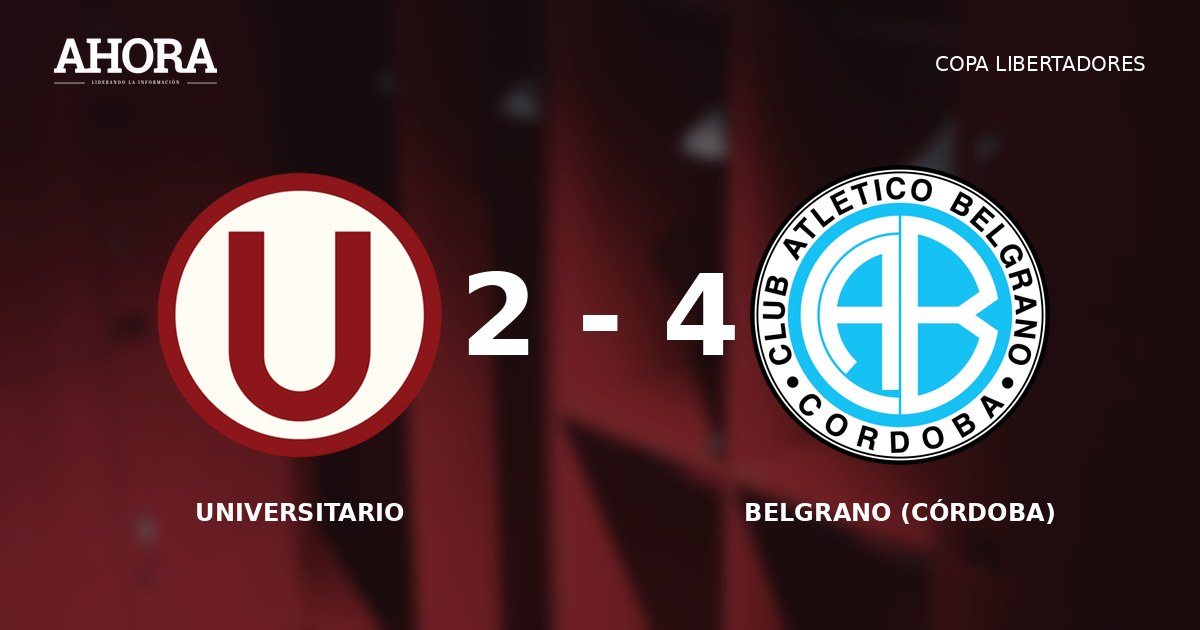Universitario cerró la Libertadores Femenina 2026 con derrota 4-2 ante Belgrano