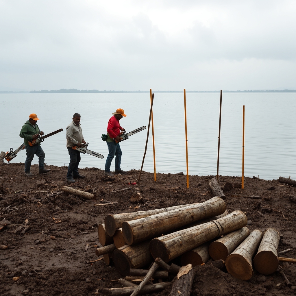 Contraloría: plan de obra en Laguna Viña del Río prevé talar 95 árboles