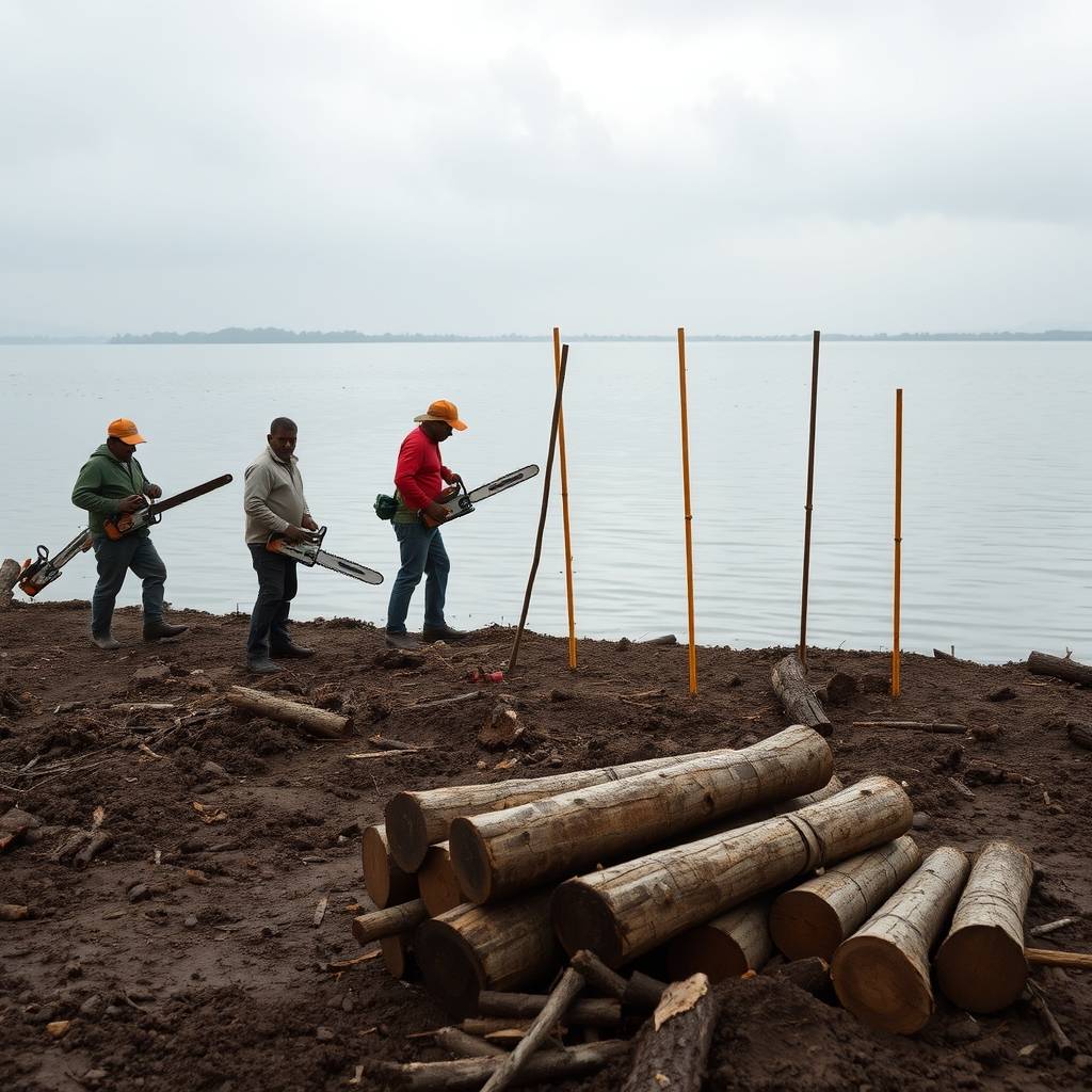 Contraloría: plan de obra en Laguna Viña del Río prevé talar 95 árboles