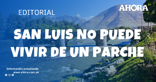 San Luis no puede vivir de un parche
