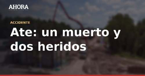 Ate: un muerto y dos heridos tras despiste y choque de auto contra poste en Huaycán