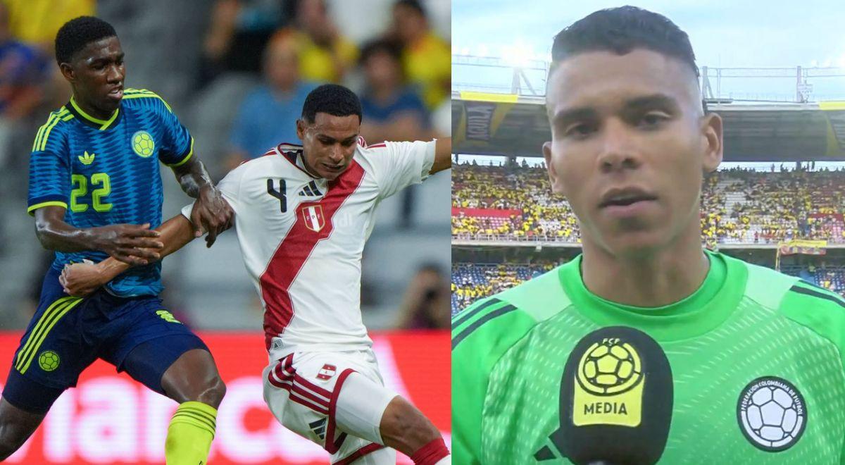 Kevin Mier calificó como "muy serio" el partido que Colombia le ganó 2-0 a Perú