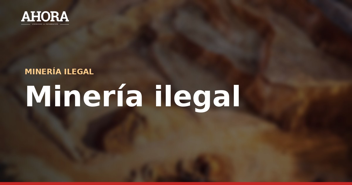 Especialista plantea atacar insumos y financiamiento antes de quemar dragas
