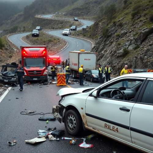 Choque múltiple en la Carretera Central deja varios heridos en Concepción