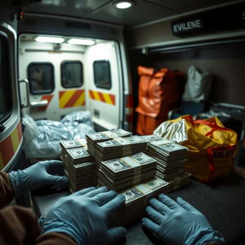 Bolivia: decomisan 303.270 dólares ocultos en una ambulancia ligada al fiscal Mariaca