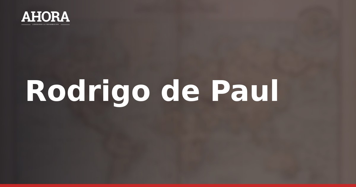 Rodrigo de Paul: "Vivo en una cárcel de oro"
