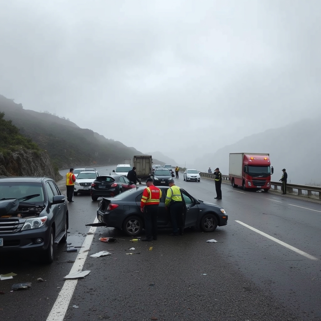 Choque múltiple en Huarochirí deja dos muertos y nueve heridos en la Carretera Central