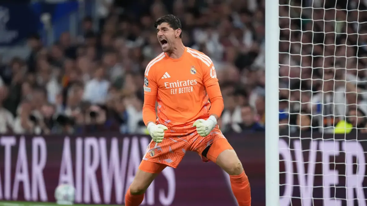 Courtois causa baja de última hora por gripe y Lunin jugará el Clásico