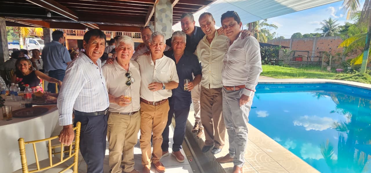 Huanuqueños de Pucallpa y Lima celebran al Señor de Burgos con misa y almuerzo