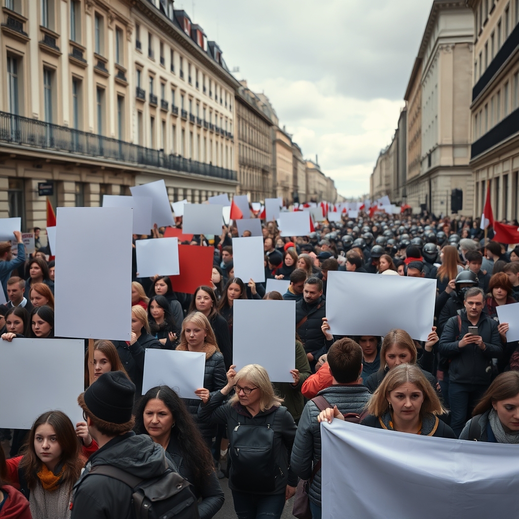 Protestas estudiantiles en Francia cumplen un mes y confluyen con sindicatos
