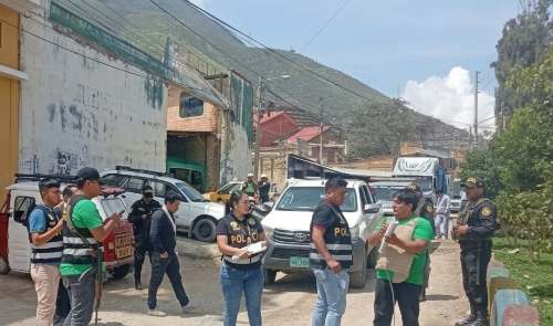 Tres detenidos salen de Potracancha para reconocimiento por asalto y muerte de transportista