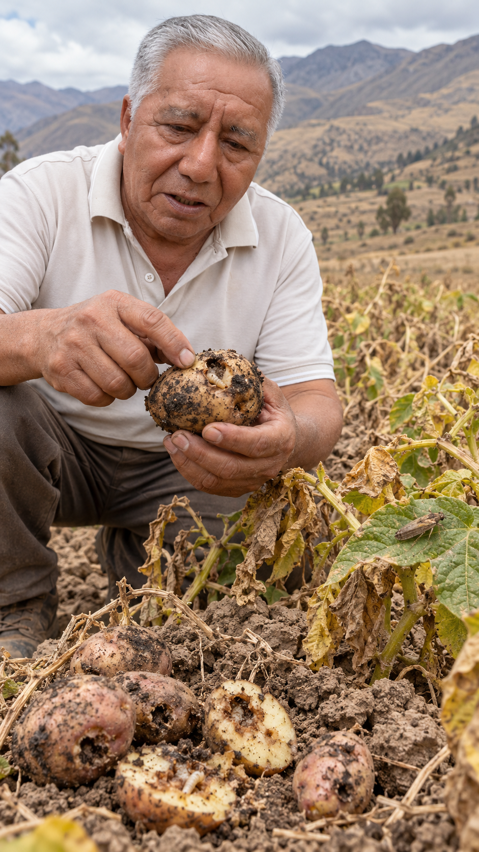 Sequía hasta diciembre y polilla guatemalteca ponen en riesgo papa de Huánuco; Alejandro Mendoza