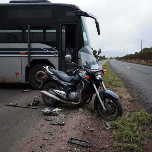 Estudiante de SENATI fallece al chocar su mototaxi contra un bus en Acolla