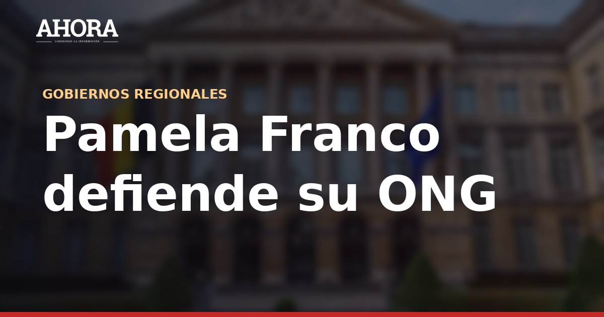 Pamela Franco defiende su ONG para niños con autismo y anuncia que la llevará a más regiones