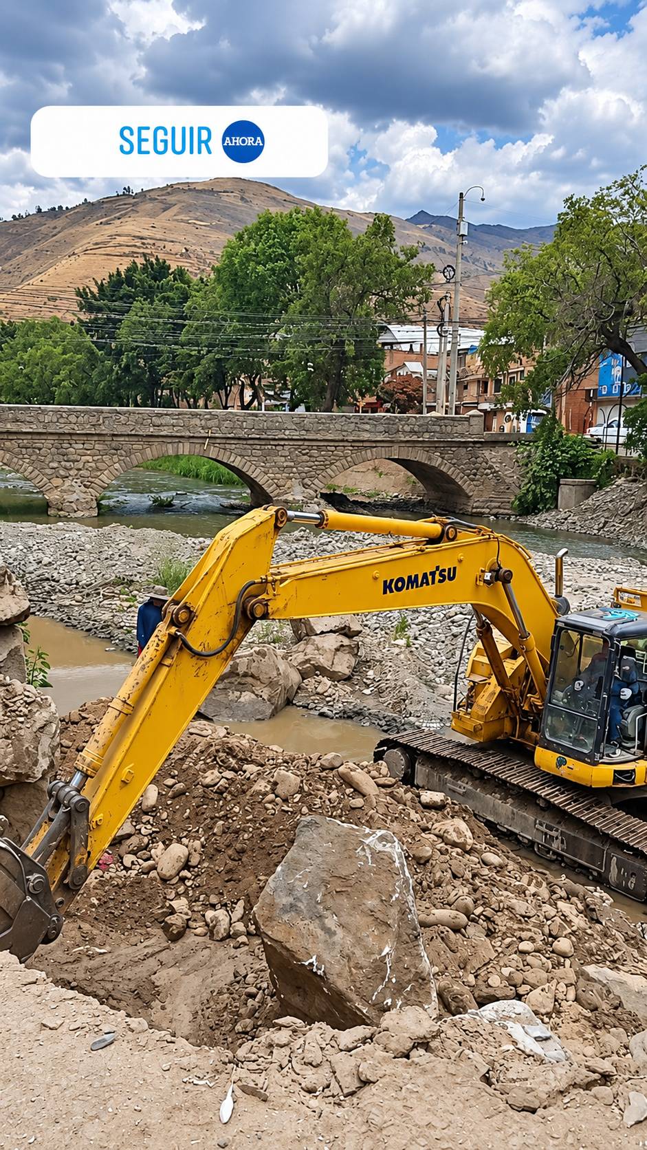 Vecino del malecón Higueras pide un ingeniero en la reparación de la defensa ribereña