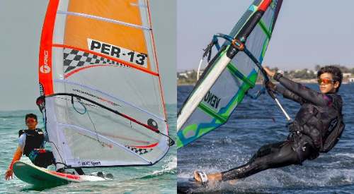 Salvador Tenorio clasifica a los Juegos Olímpicos de la Juventud Dakar 2026 en windsurf