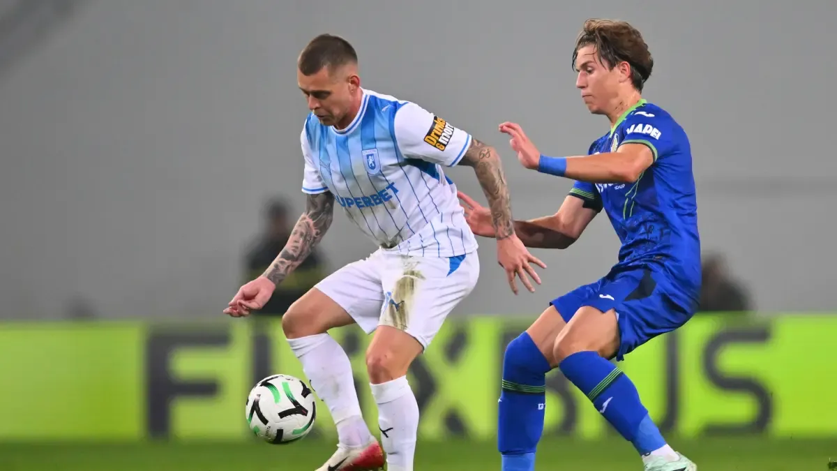 Getafe empata 1-1 en su estreno en la Conference League ante el Universitatea Craiova