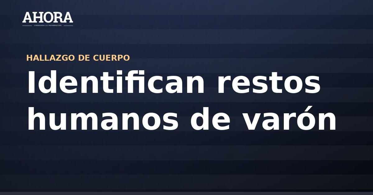 Hallan restos de un varón en torrentera de Yura; familia reconoce pertenencias
