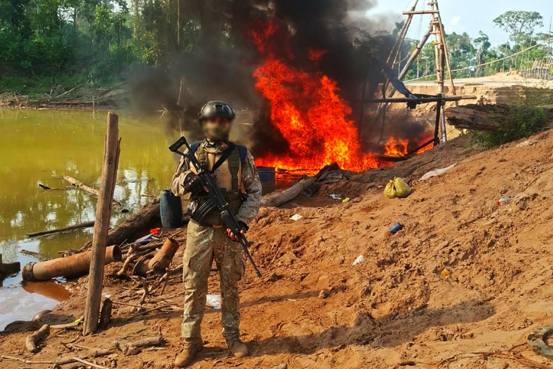 Operación contra minería ilegal en Madre de Dios causó afectación de S/ 8.9 millones
