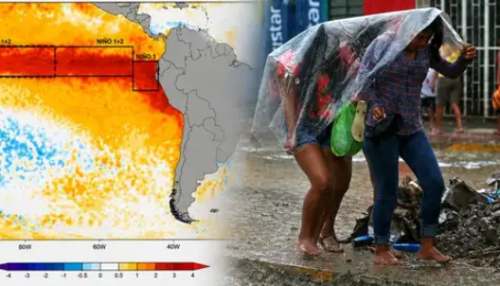 Senamhi alerta por lluvias en seis regiones del norte ante El Niño Costero