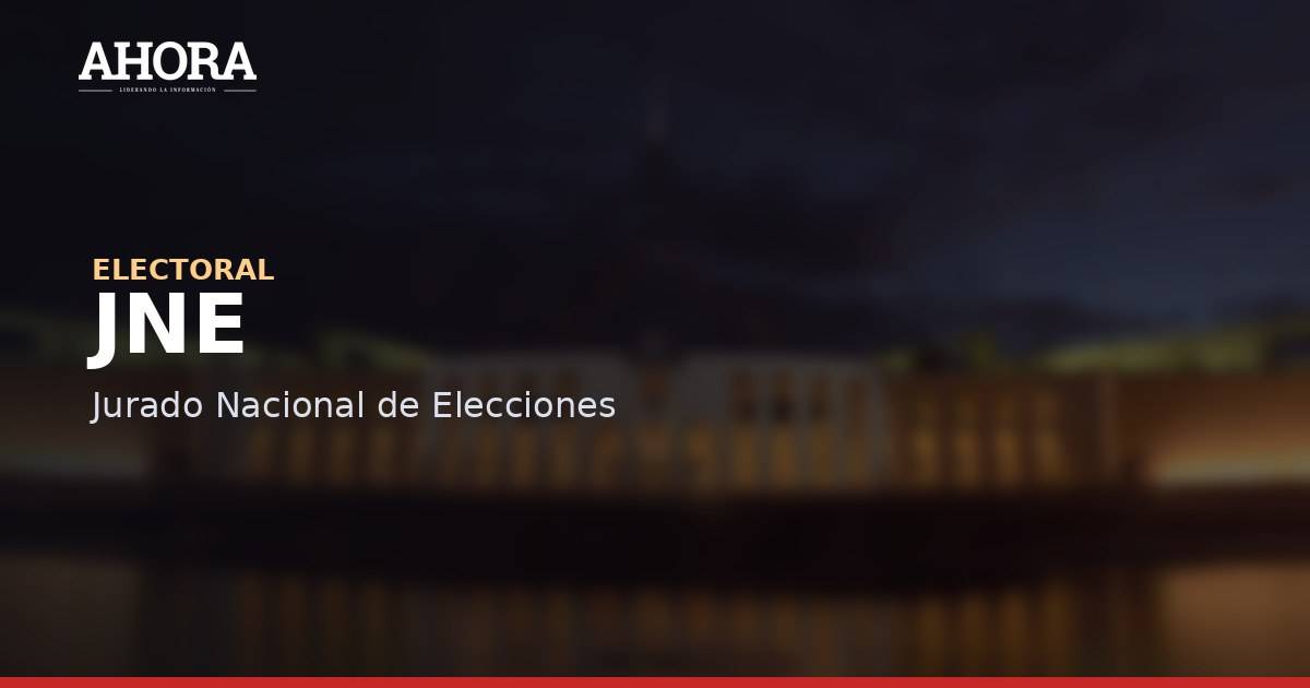 JNE excluye a Luis Picón de la contienda electoral a dos días de los comicios