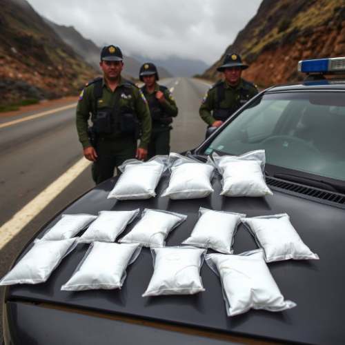 San Rafael: intervienen a tres presuntos integrantes de «Los Ruteros de la Carretera Central» con cocaína