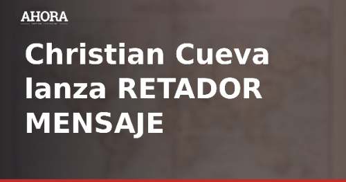 Christian Cueva afirma que pagó los S/80.000 a Pamela López y admite no tener recibo