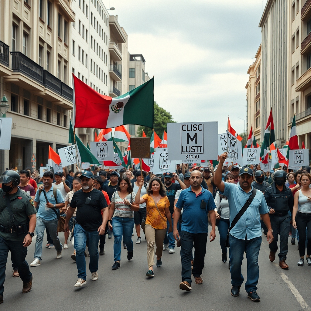 Sheinbaum mantiene 66% de aprobación pese a 3.277 protestas en CDMX en 2026