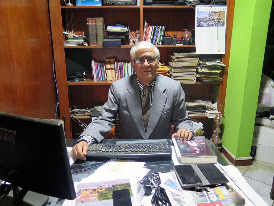 Durante más de 30 años, el director y fundador del Diario, Ahora, continúa dirigiendo este prestigioso medio de comunicación