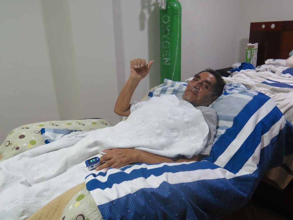 Trabajador municipal con el 98 % de pulmón afectado vence a la COVID-19