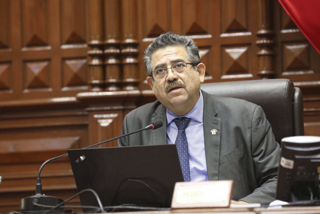 Manuel Merino, presidente del Congreso