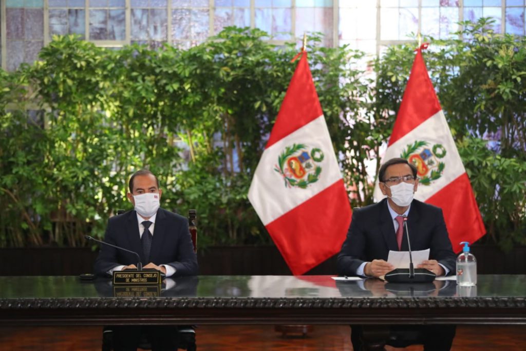 Presidente Vizcarra y Walter Martos, nuevo premier