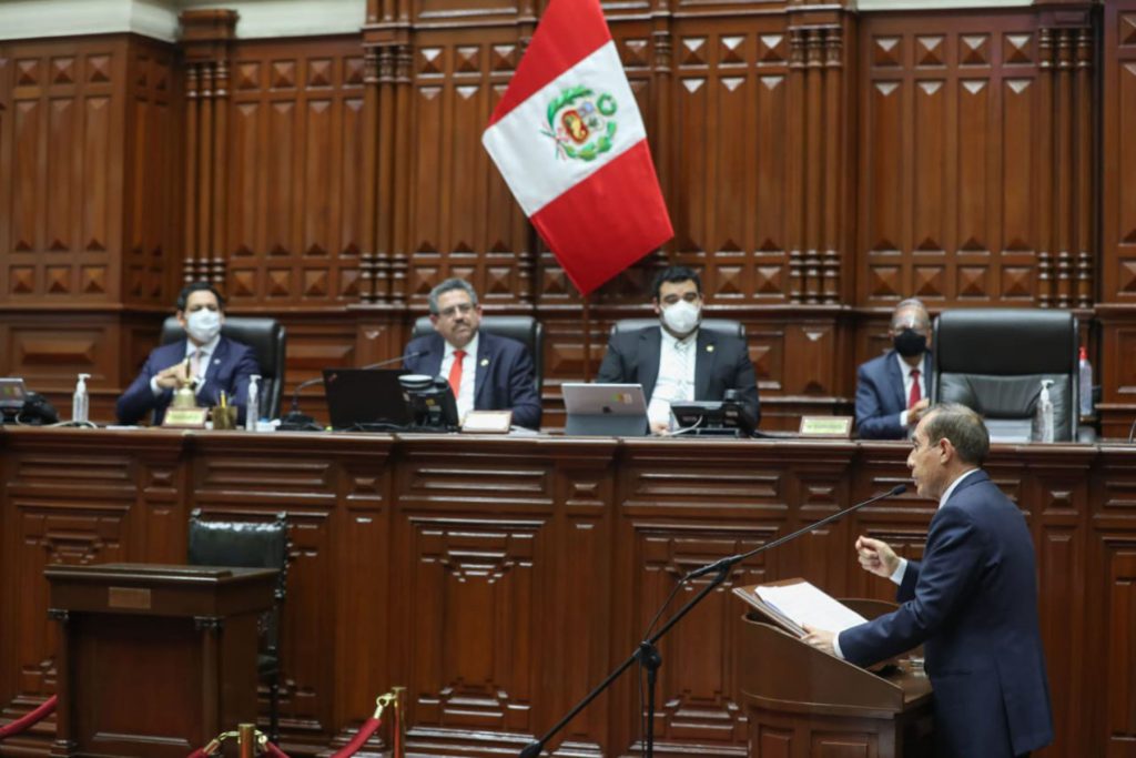 Congreso comunica al presidente Vizcarra que otorgó el voto de confianza a Gabinete Martos
