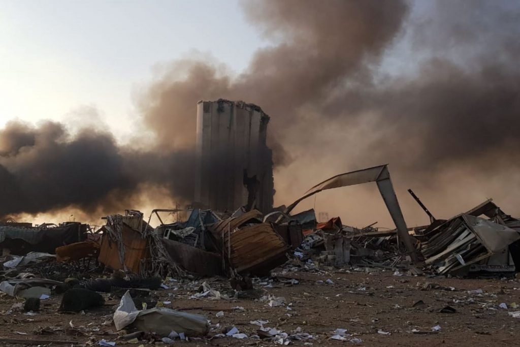 Almacén con 2,750 toneladas de nitrato de amonio causó la explosión en Beirut