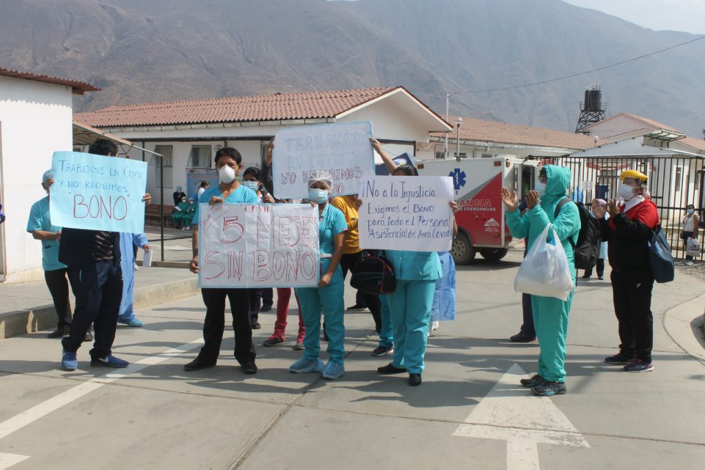 Protesta de enfermeros