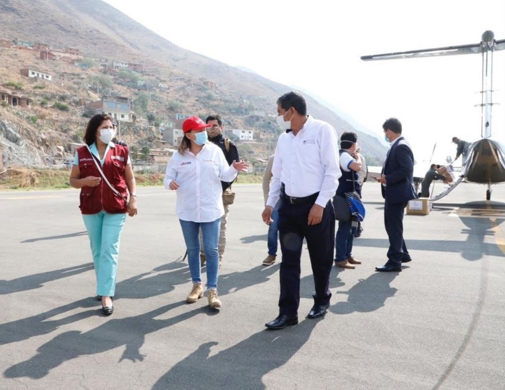 Ministra Rocío Barrios visita Huánuco para impulsar acciones de salud