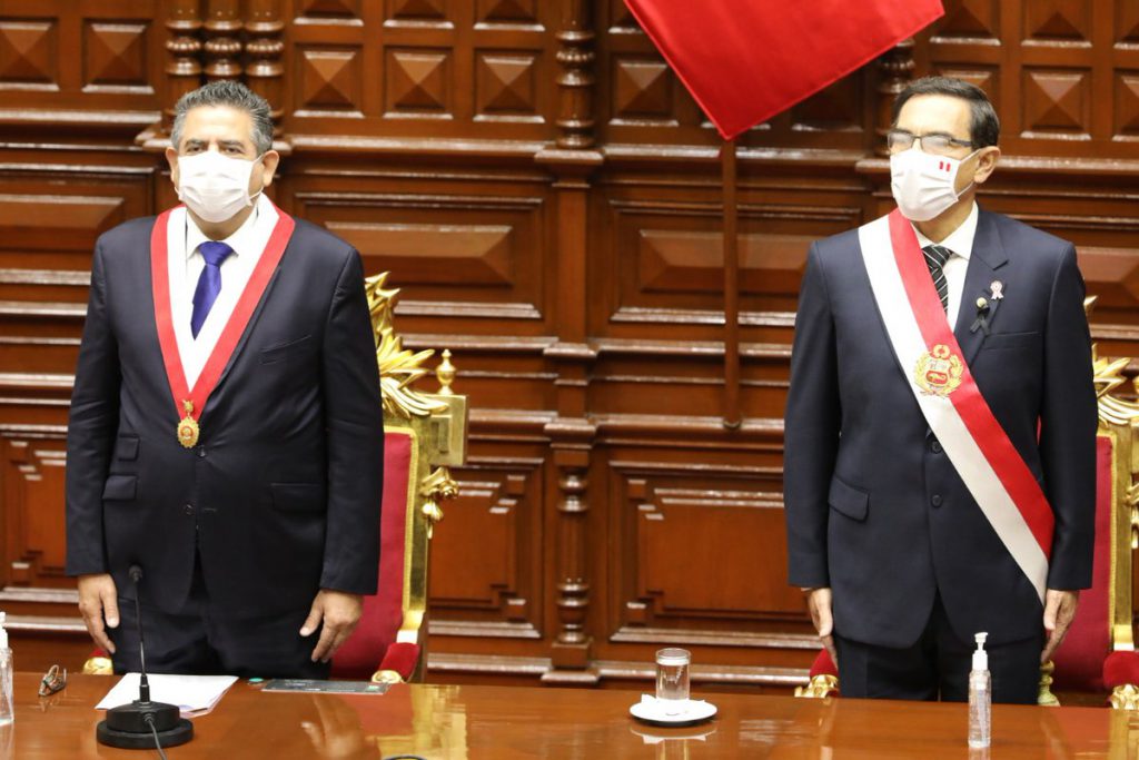 Martín Vizcarra y Manuel Merino se reunirán tras intento de vacancia presidencial
