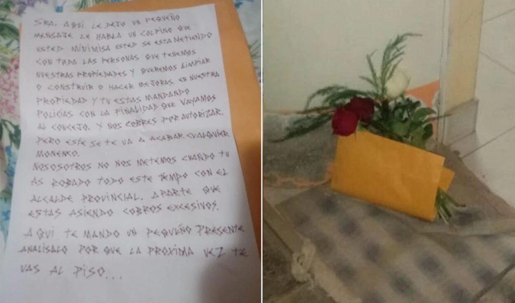 Amenazan de muerte a alcaldesa distrital de Colpa Baja