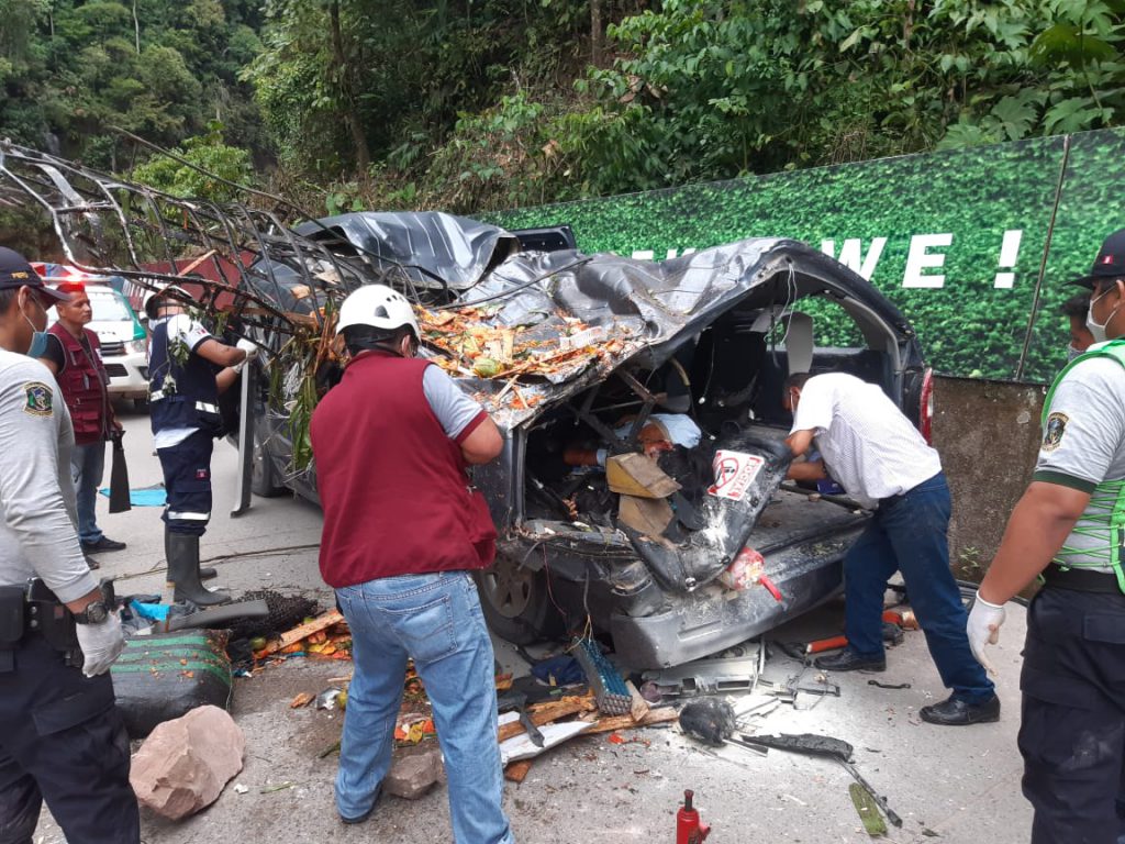 cinco personas mueren en deslizamiento