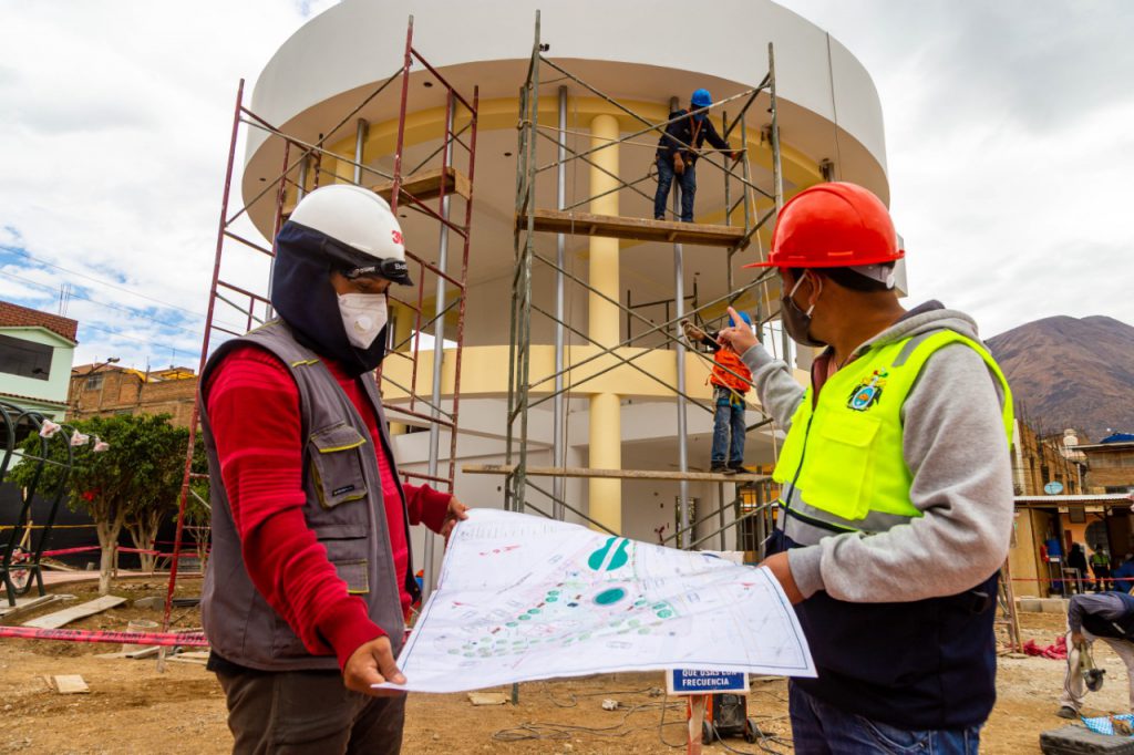Obra Parque Los Girasoles contempla un 90 % de avance