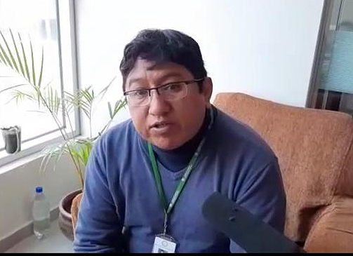 Santiago Espinoza, gerente de la Cámara de Comercio e Industrias de Huánuco